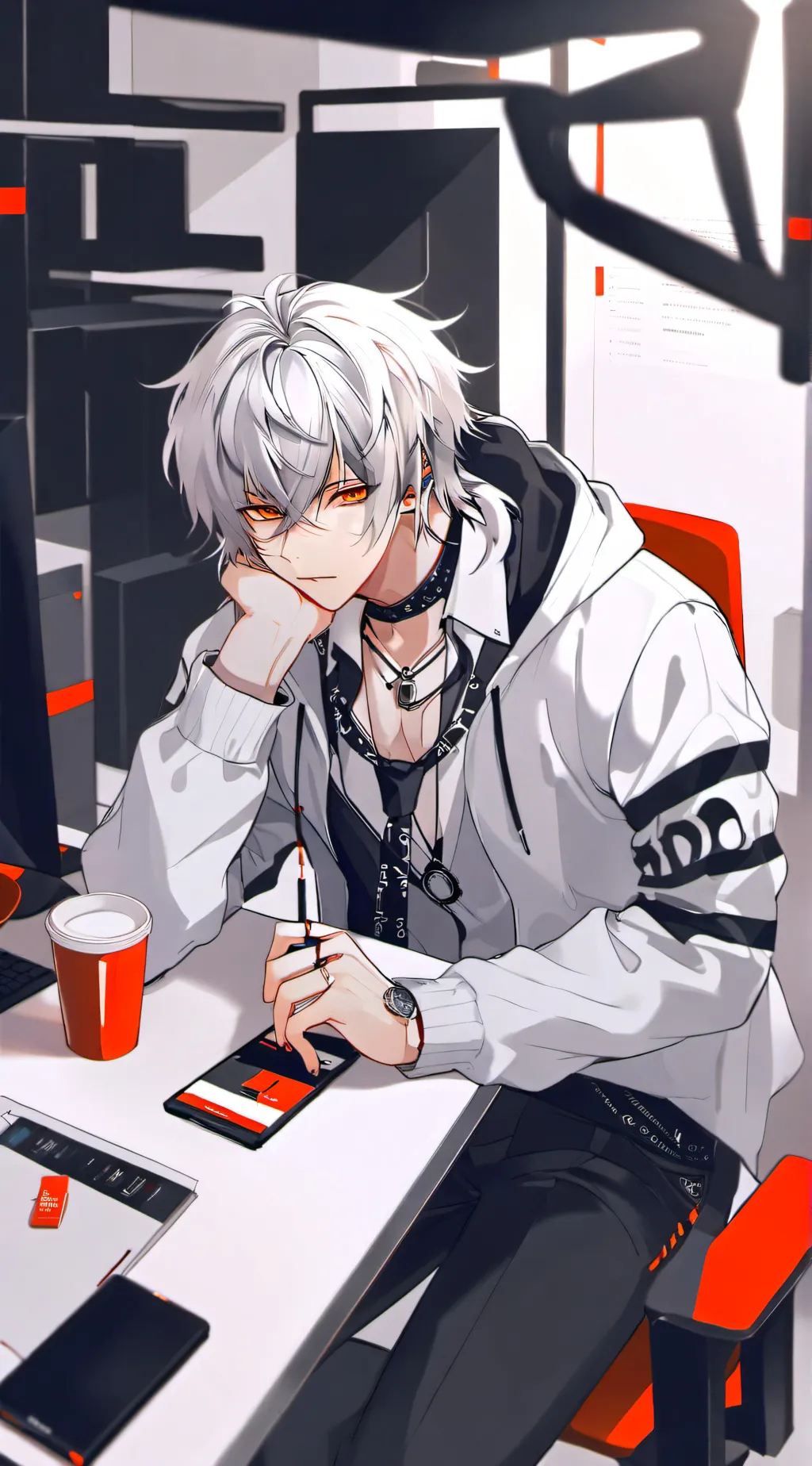 ai character: Leo background