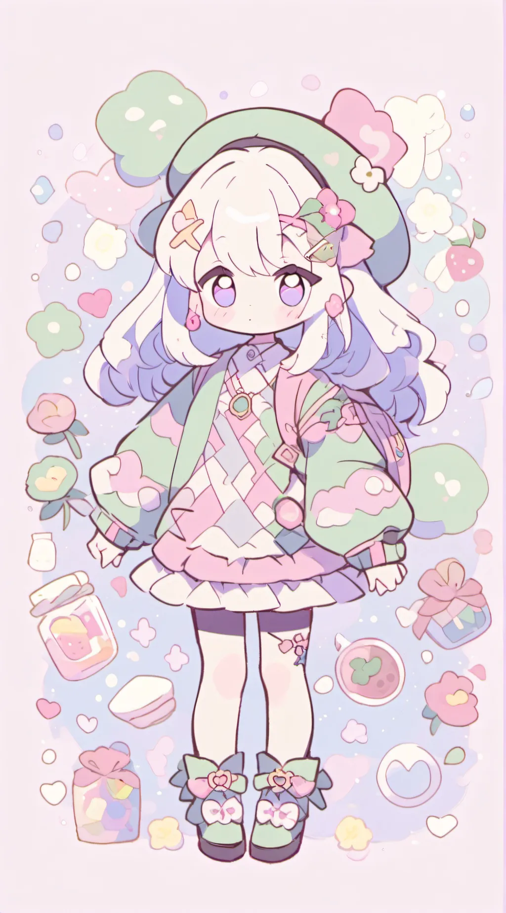 ai character: fantasy test background