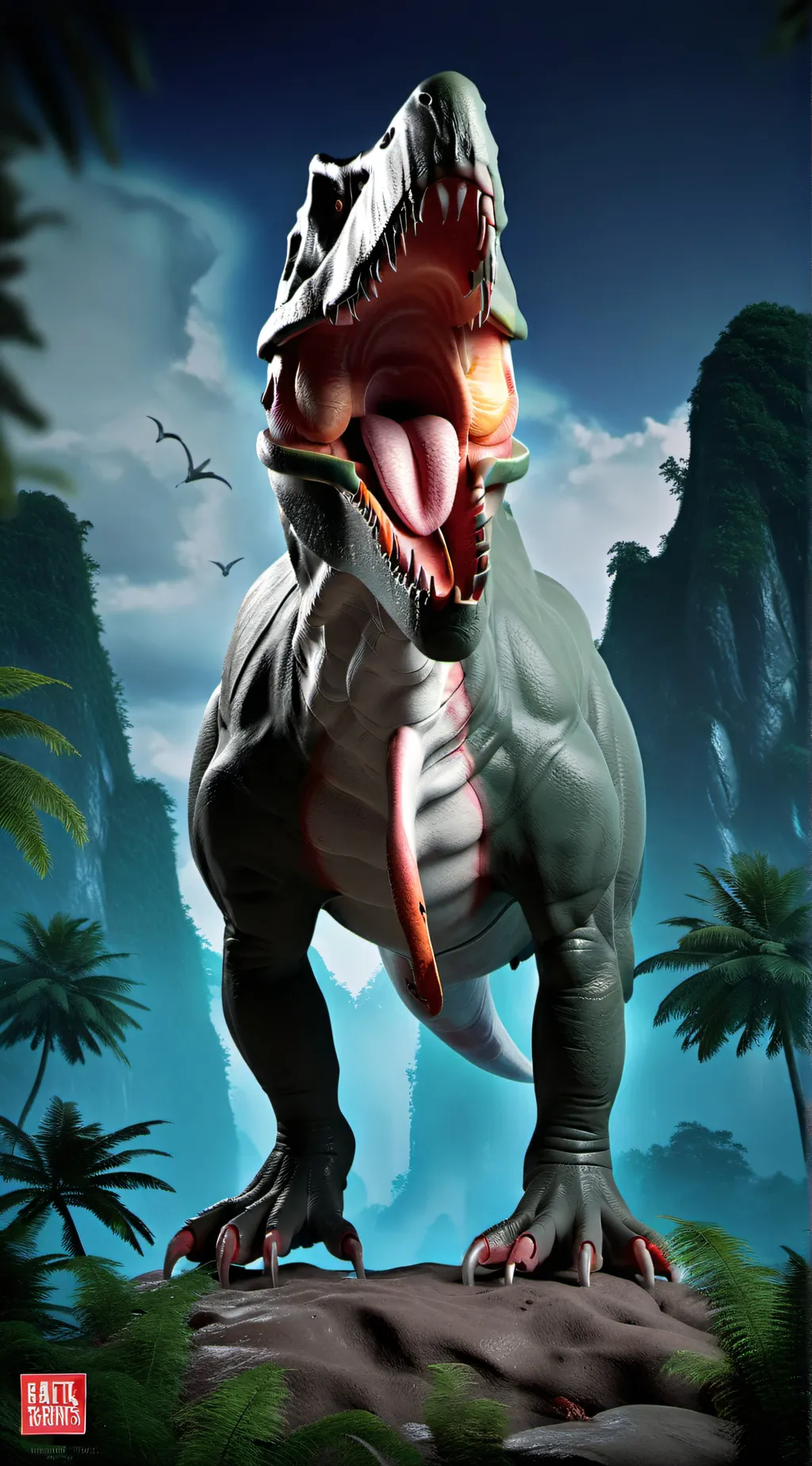 ai character: Jurrasic world background