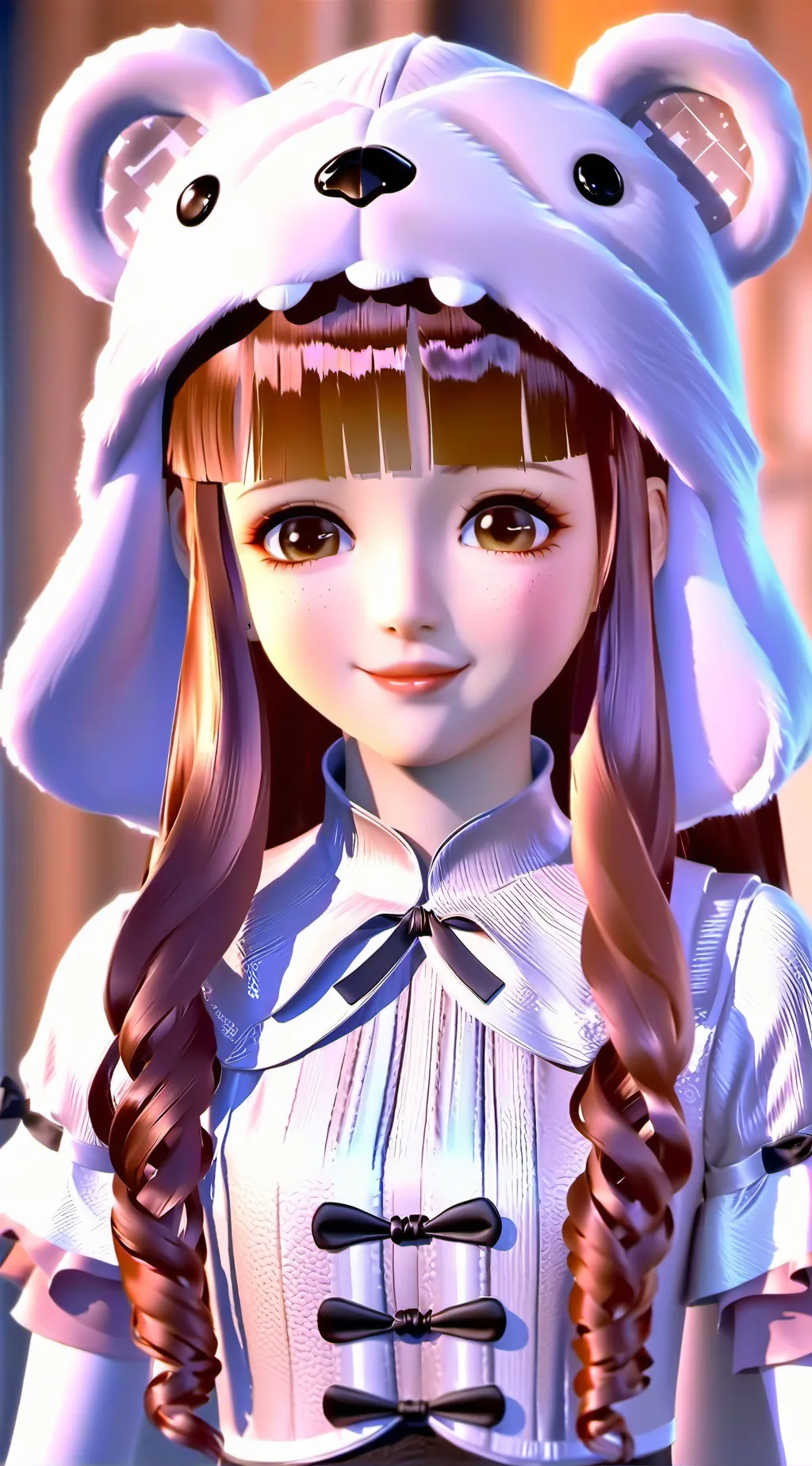 ai character: silver (read dec!) background