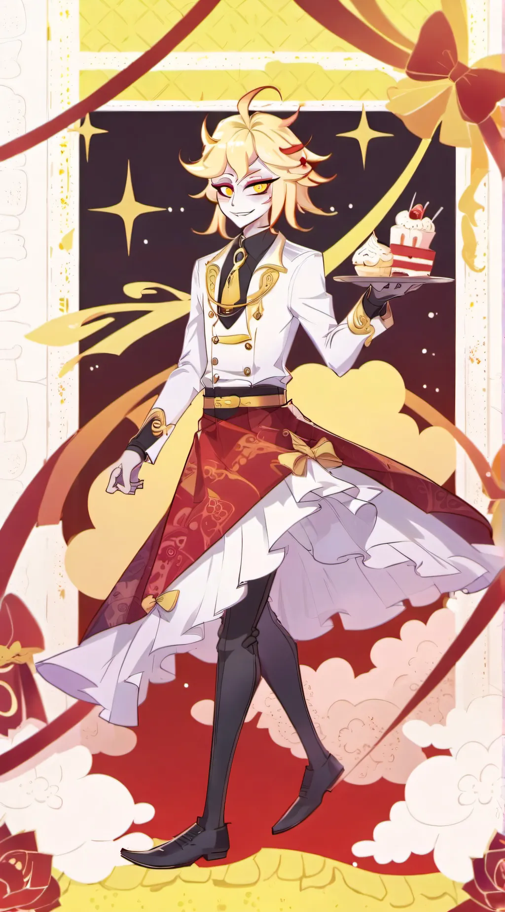 ai character: Charlies bro ig background