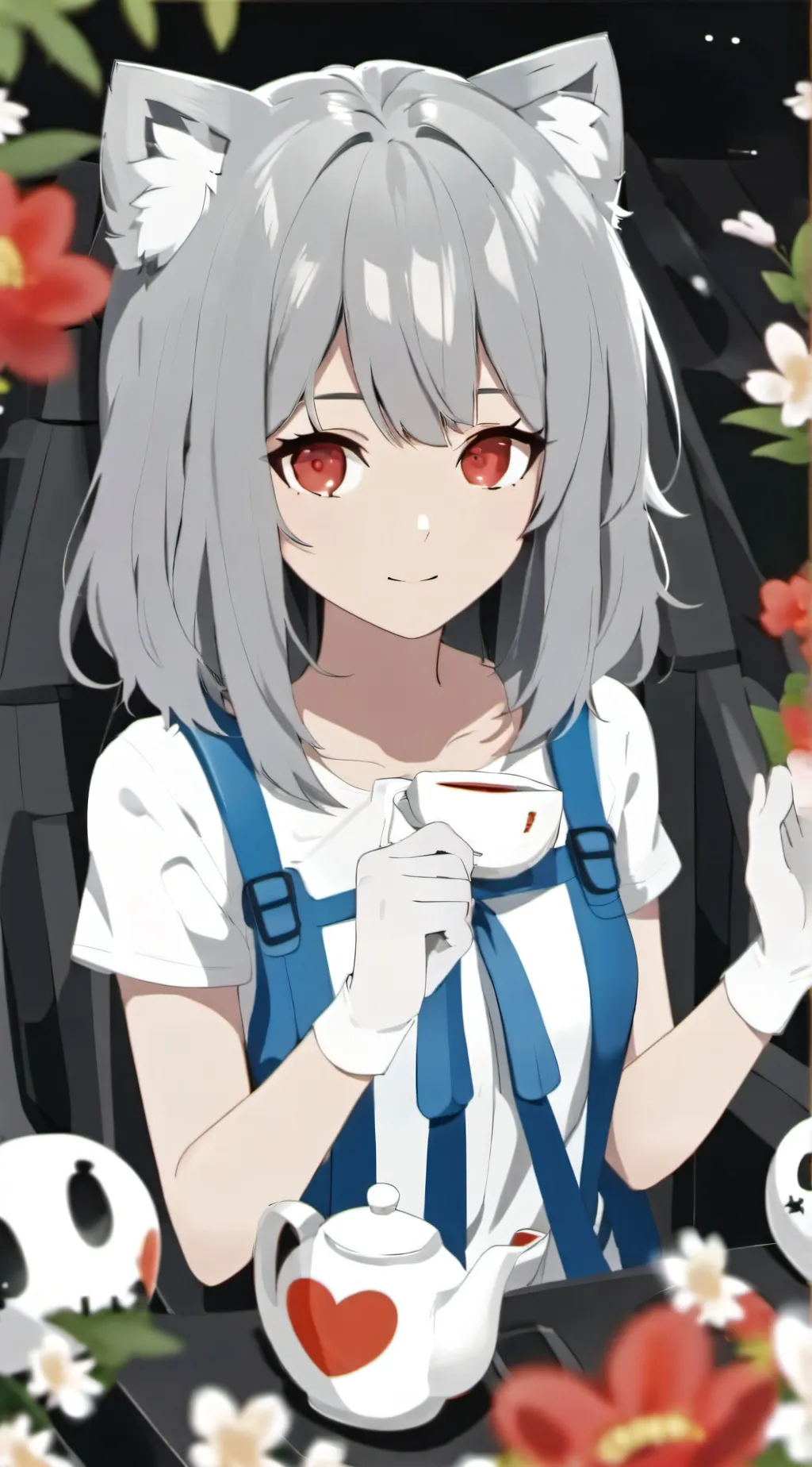 ai character: Peee background