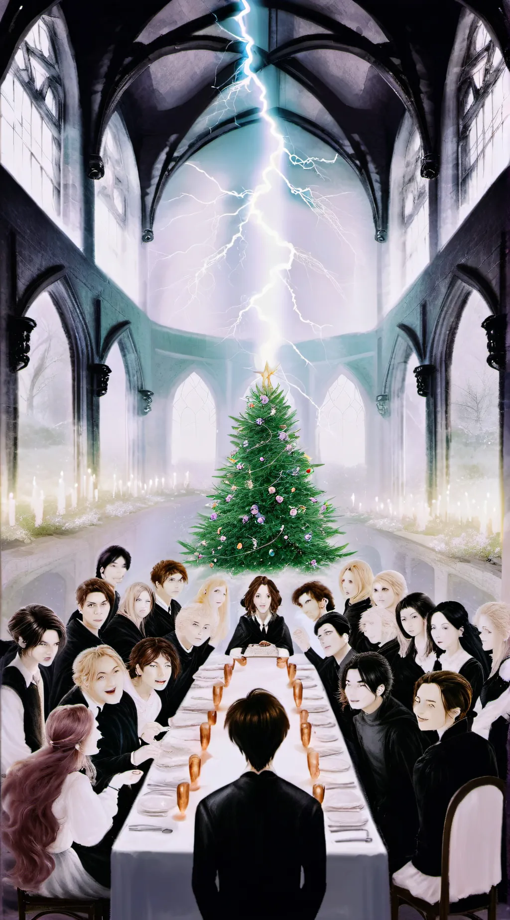 ai character: Hogwarts background