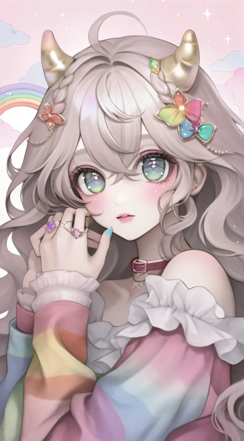 ai character: Alice✨🦄 background