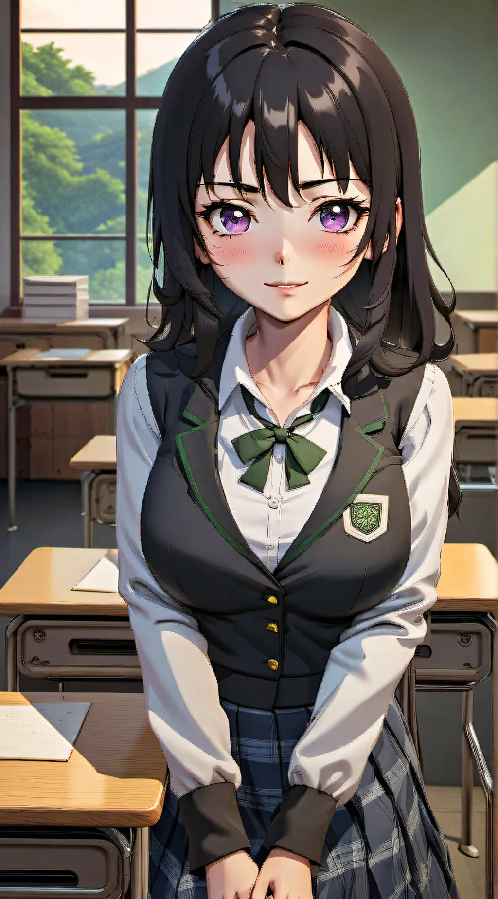 ai character: Mackenzie  background