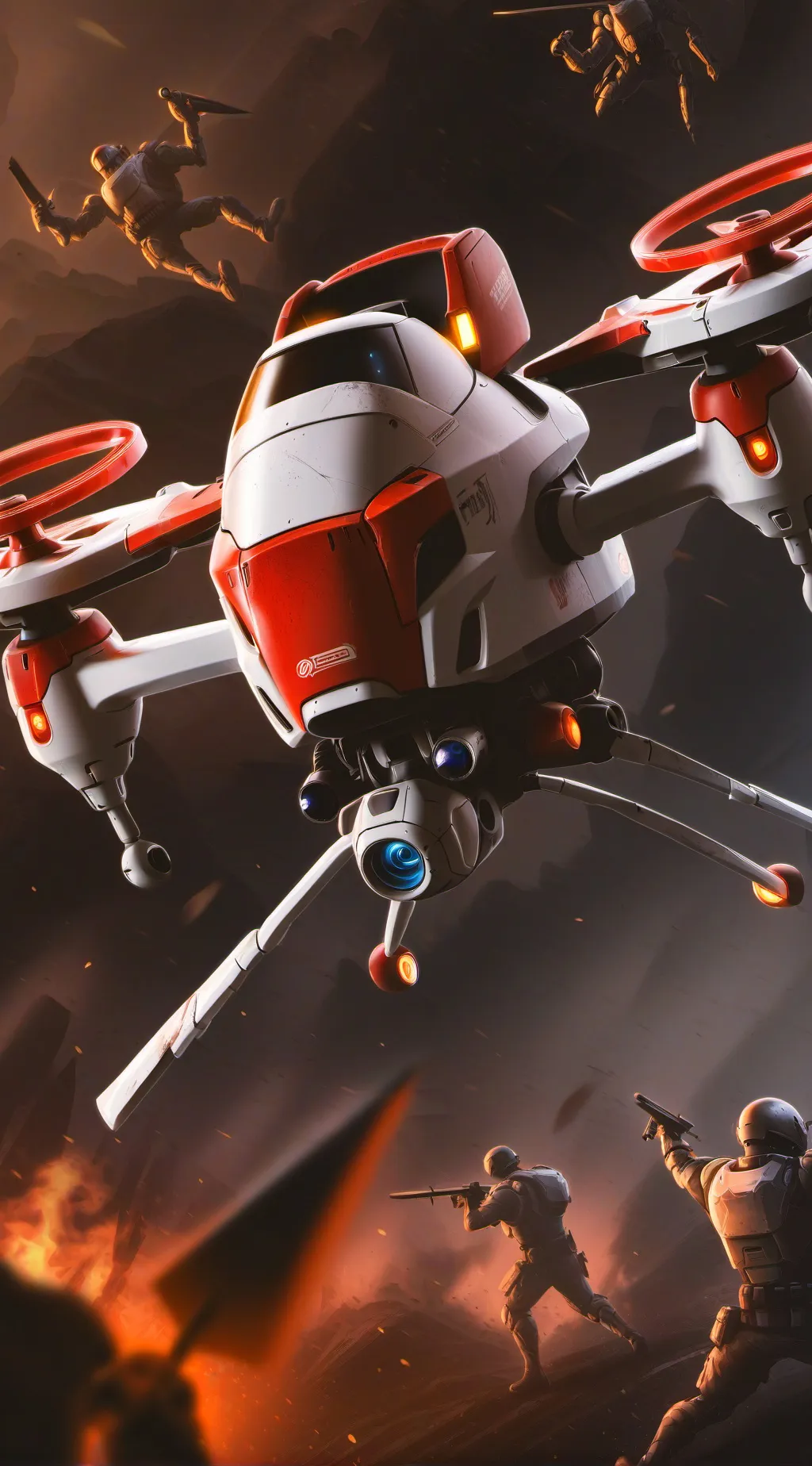 ai character: Murder drones hate background