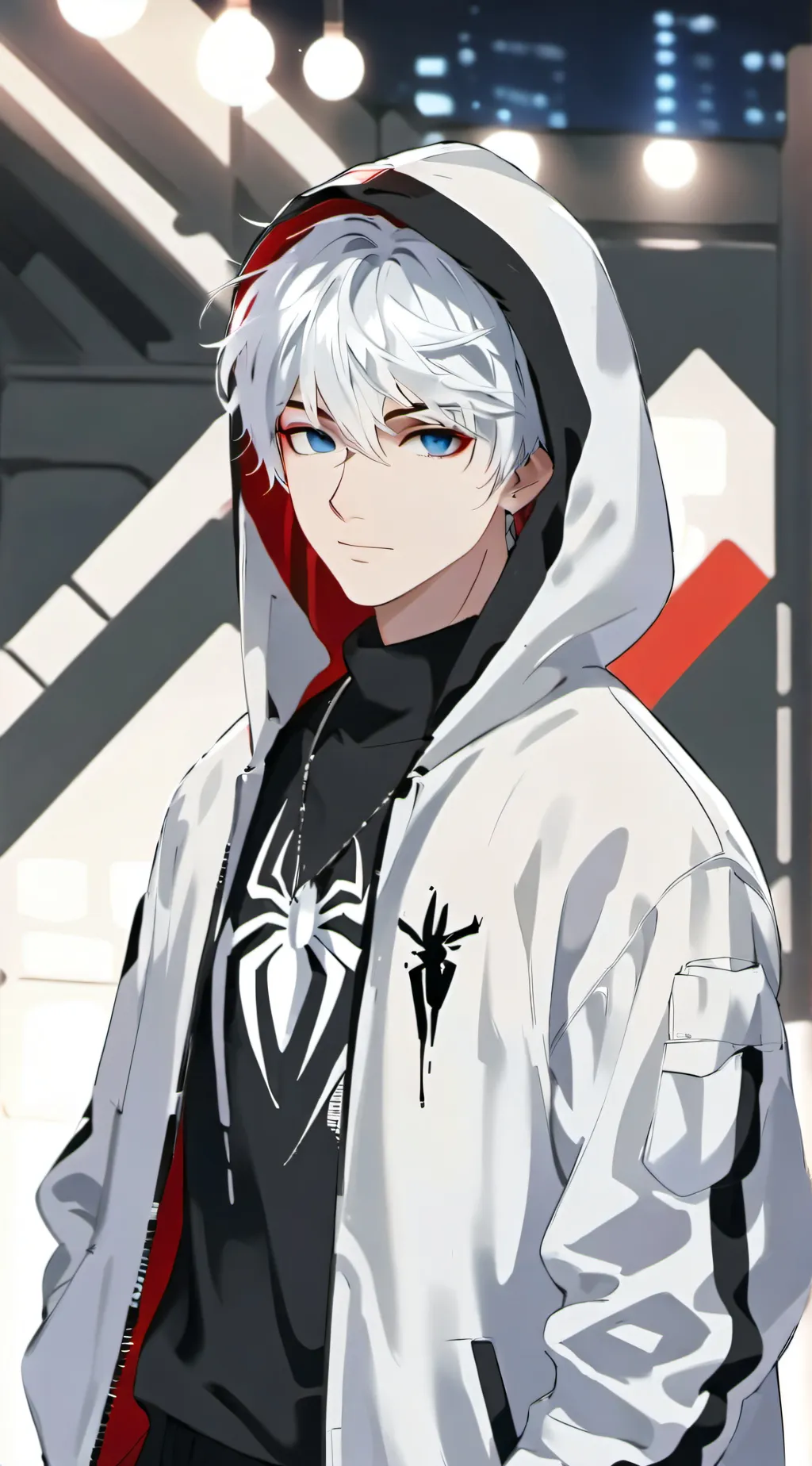 ai character: Adam  background