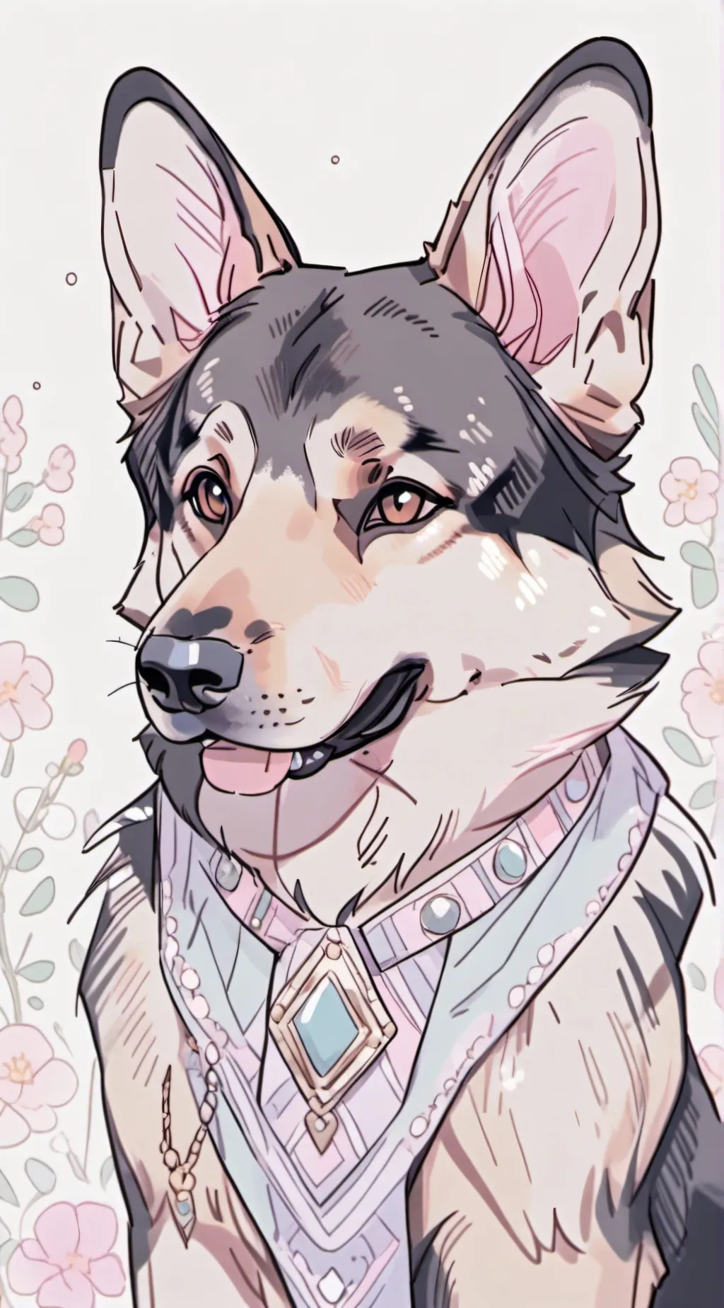 ai character: Lassie background