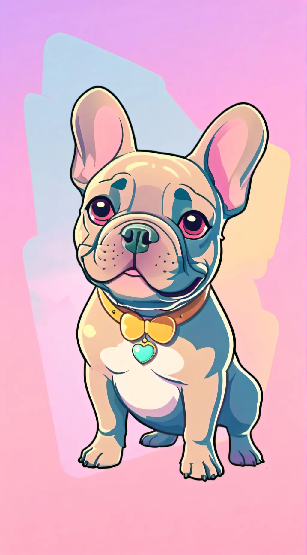 ai character: Froggy background