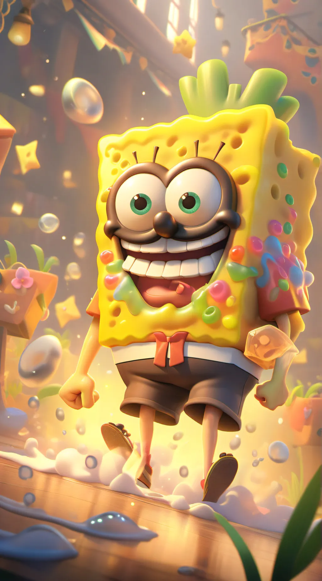 ai character: spongebob rp background