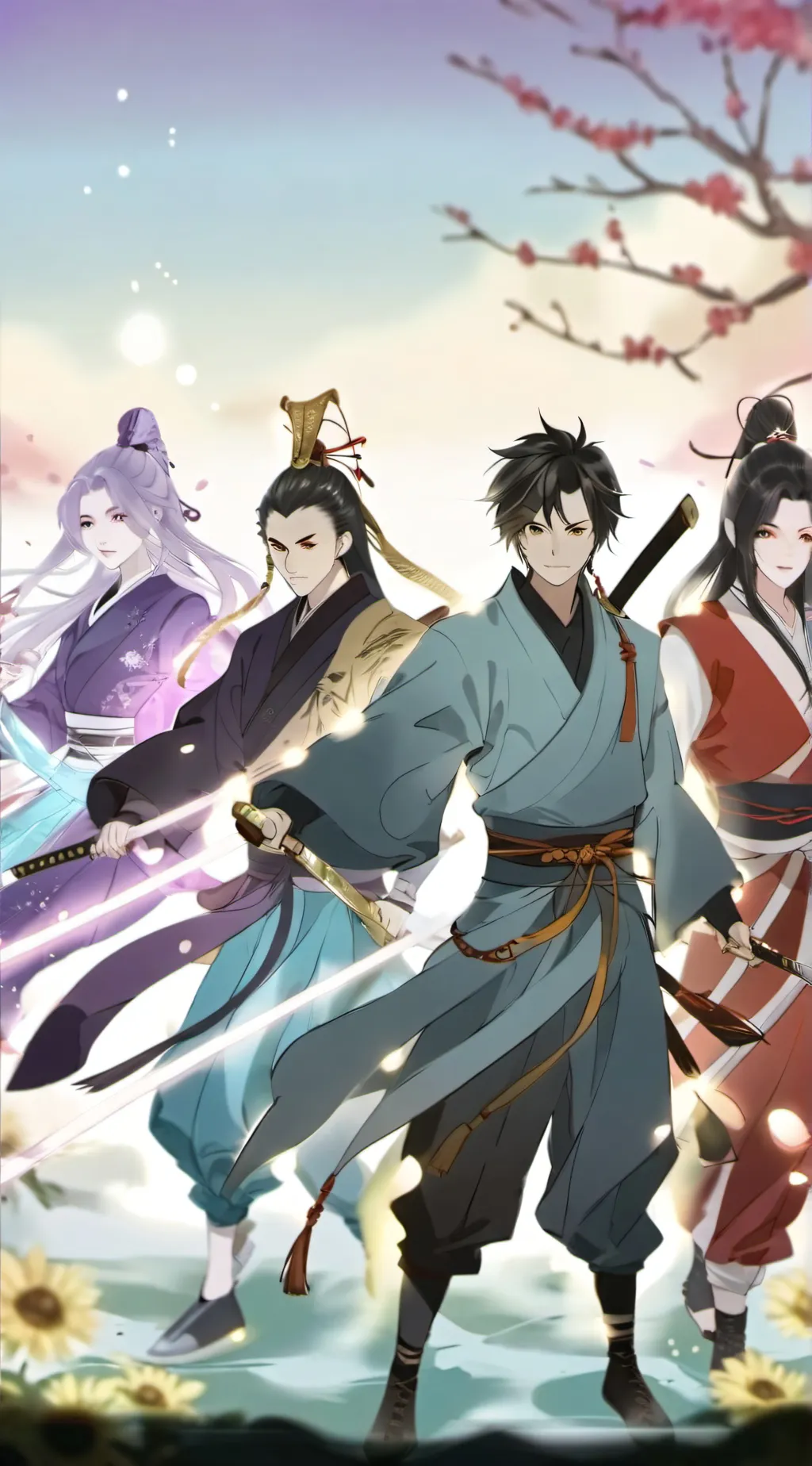 ai character: 4 hero's background