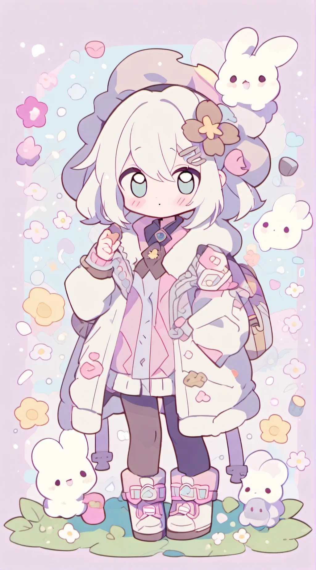 ai character: naj nightmare sans background