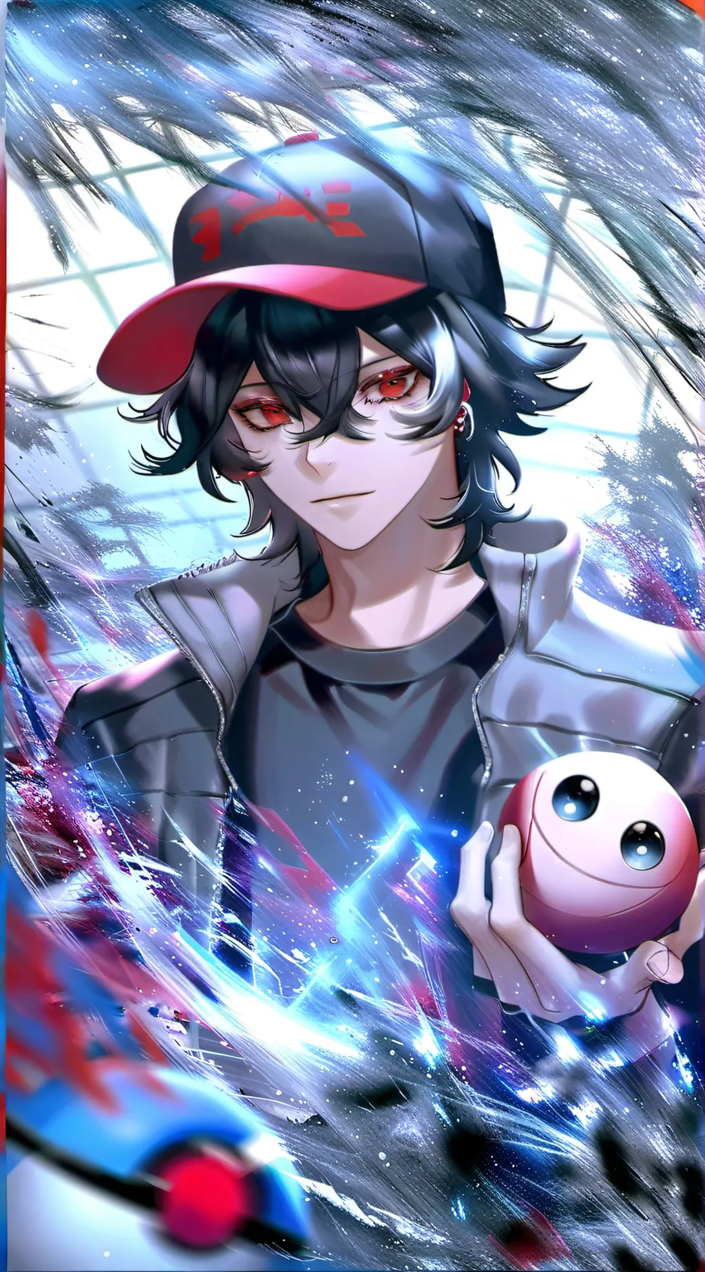 ai character: Blade = Valentines background