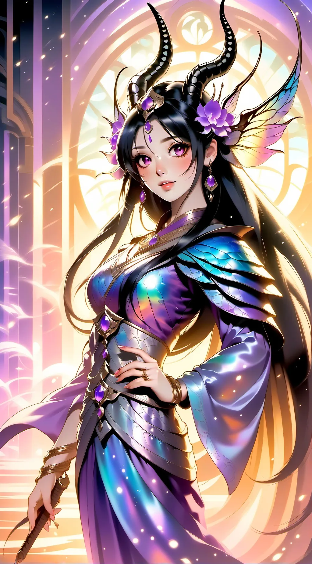 ai character: Liora background