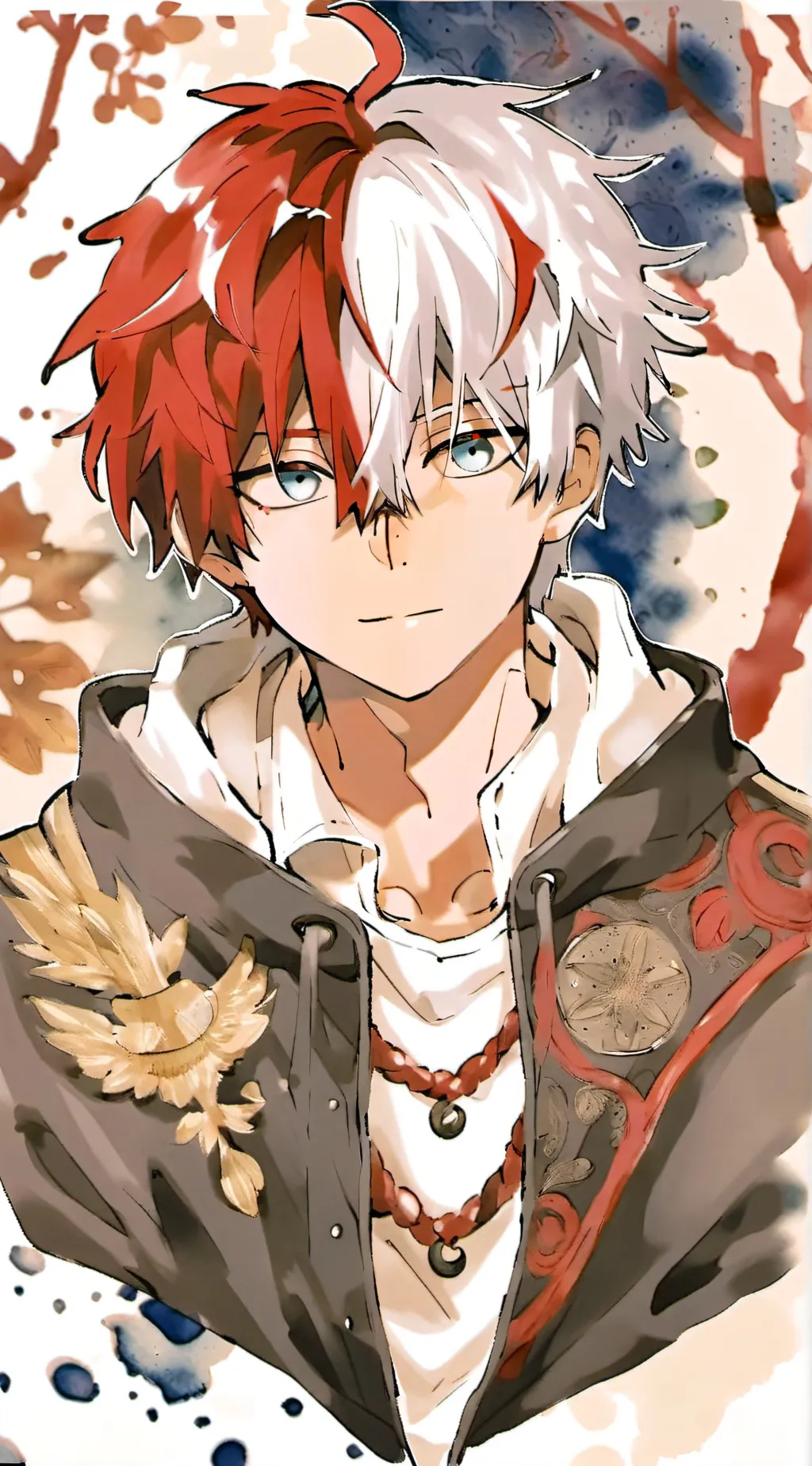ai character: shoto todoroki background
