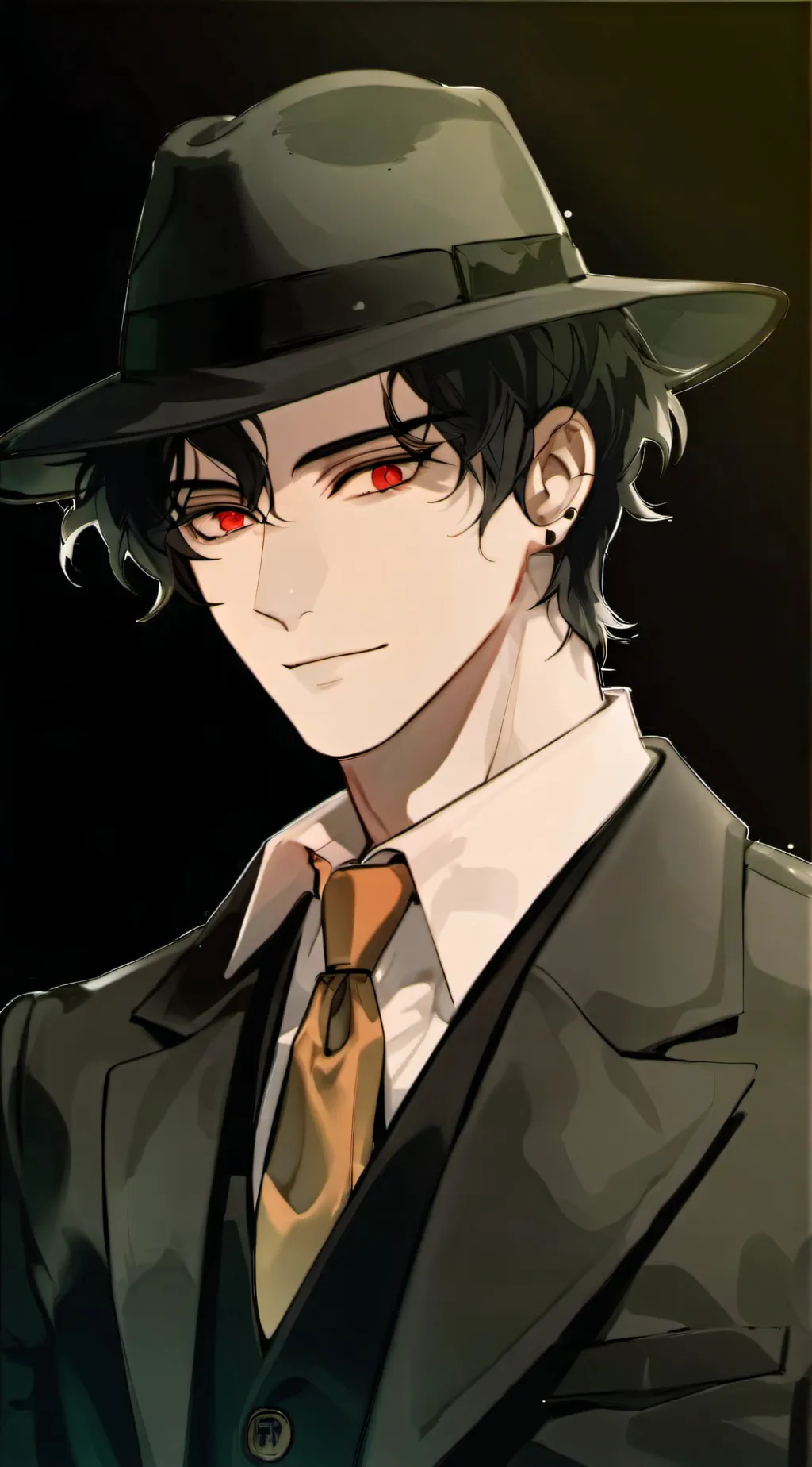 ai character: demon slayer  background