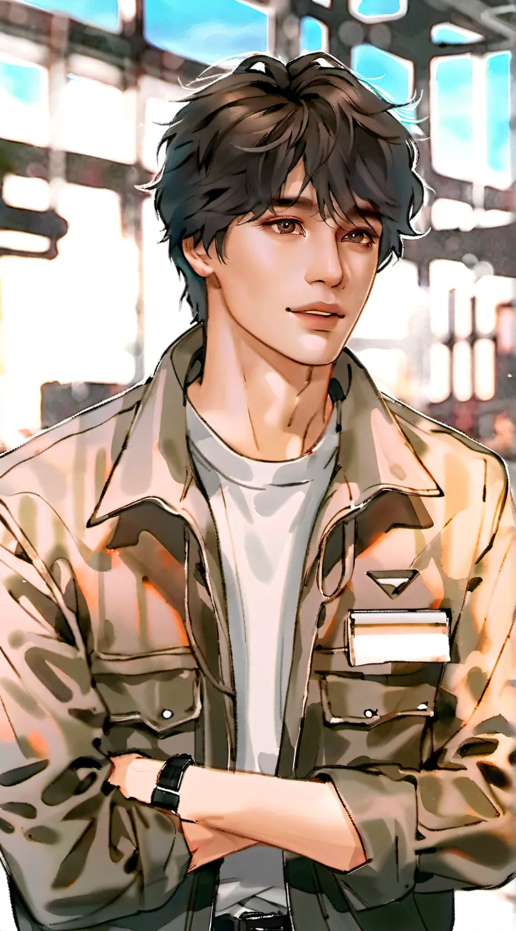 ai character: Ethan background