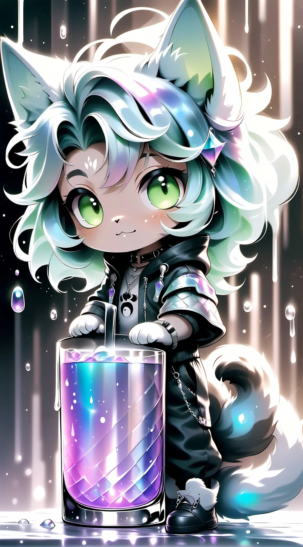 ai character: Furry elementary background