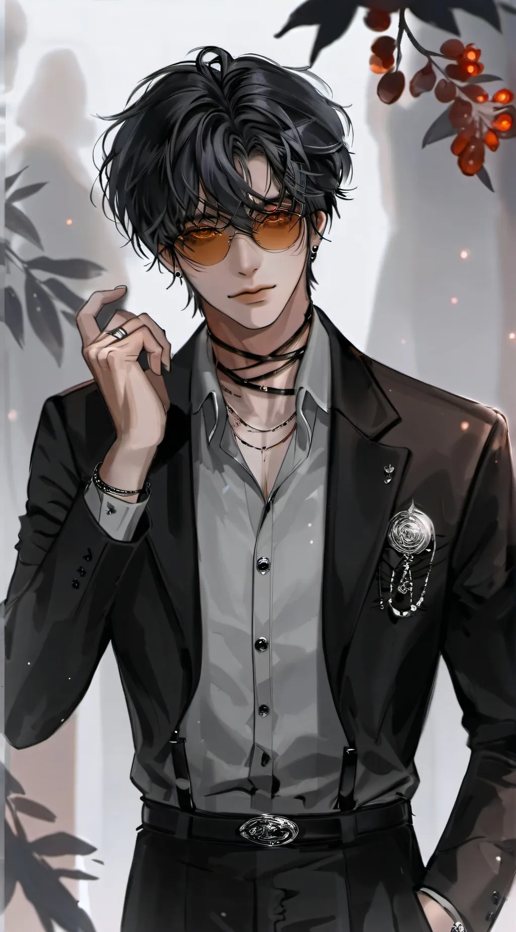 ai character: ꧁Xavier꧂ background