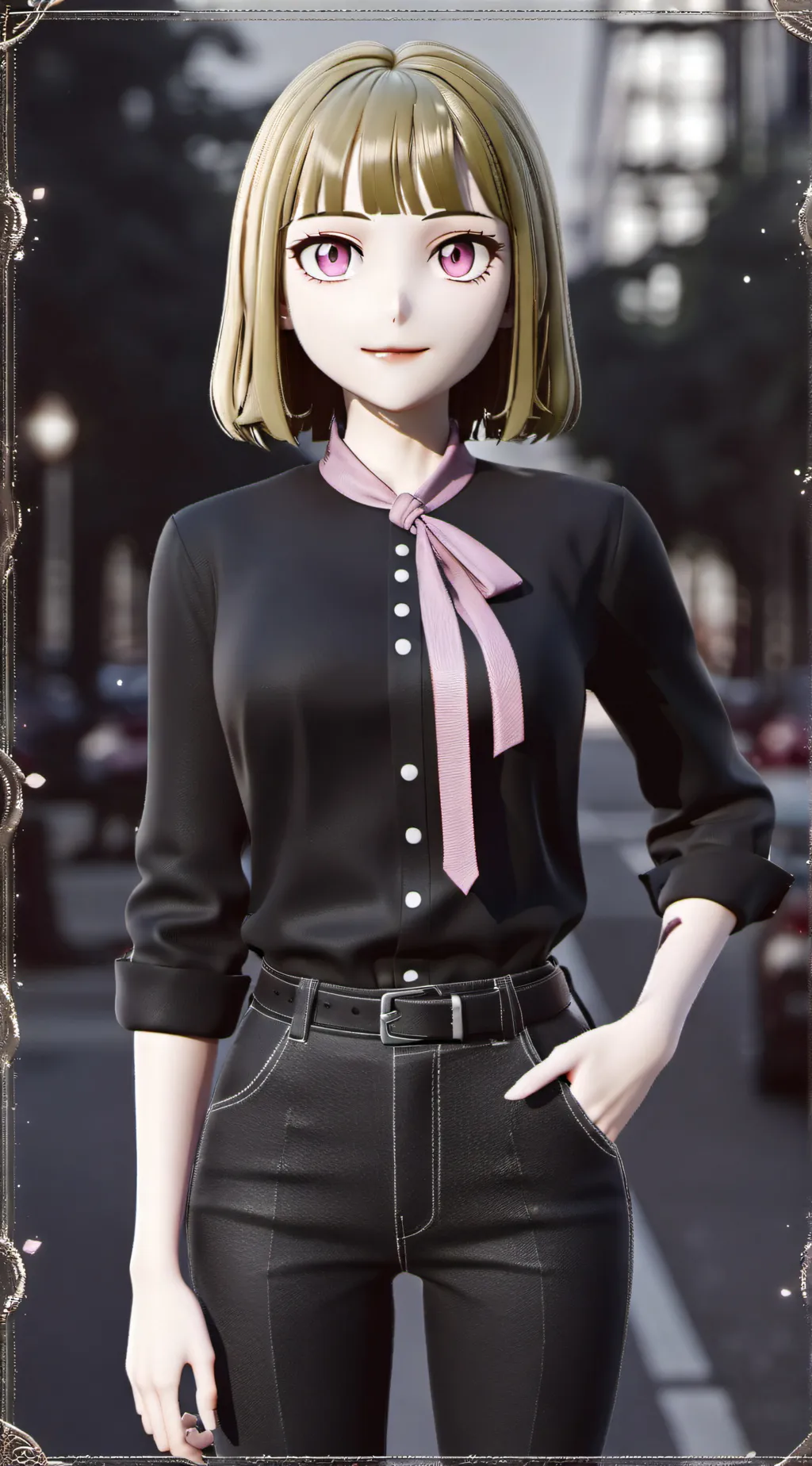 ai character: ★Kimmy★ background