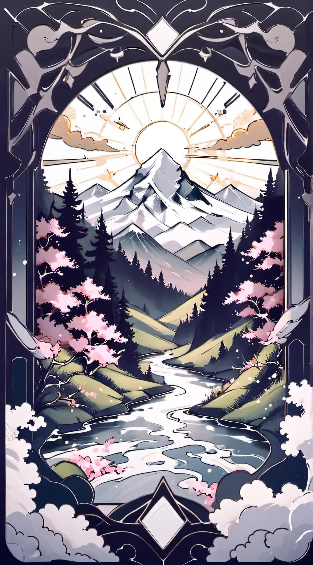 ai character: Happy 25 Subcriber background