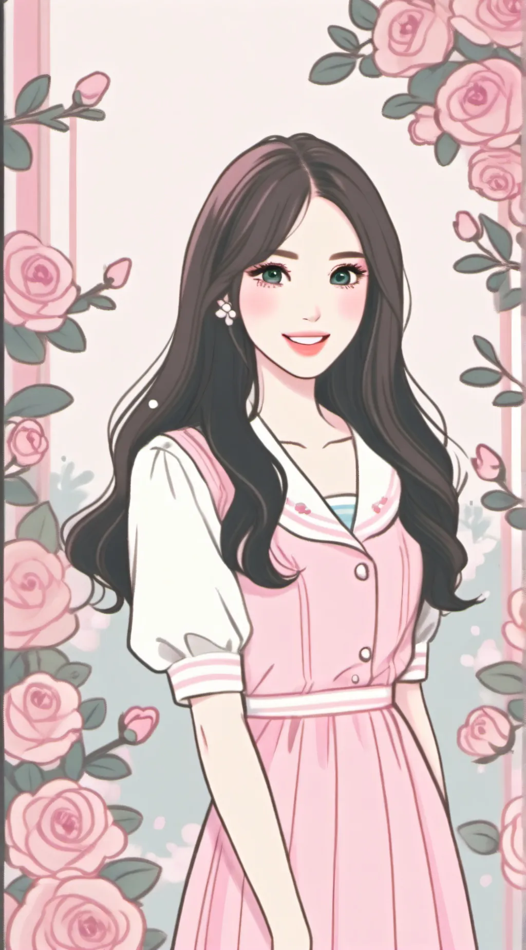 ai character: ROMINA background