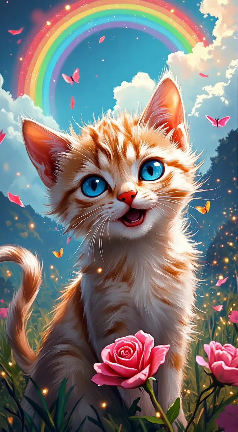 ai character: Your cats name background