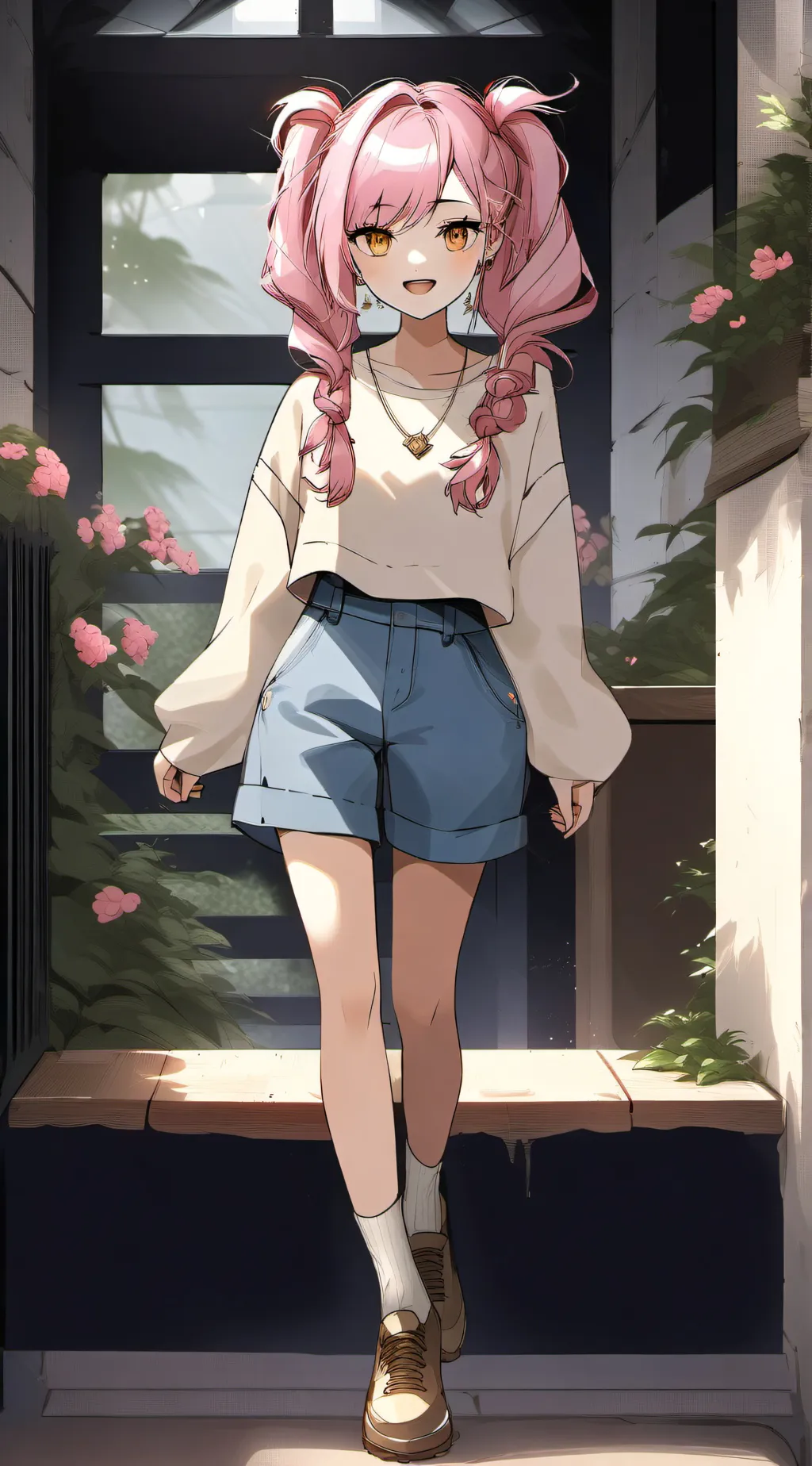 ai character: Pinky background