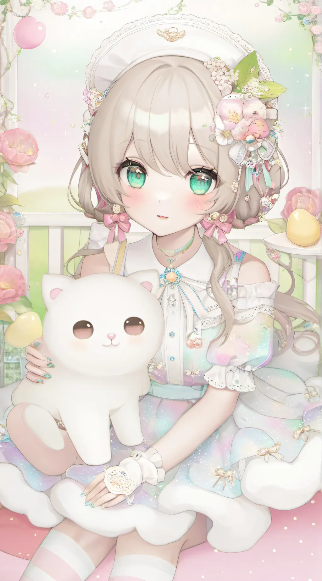 ai character: Lilly background