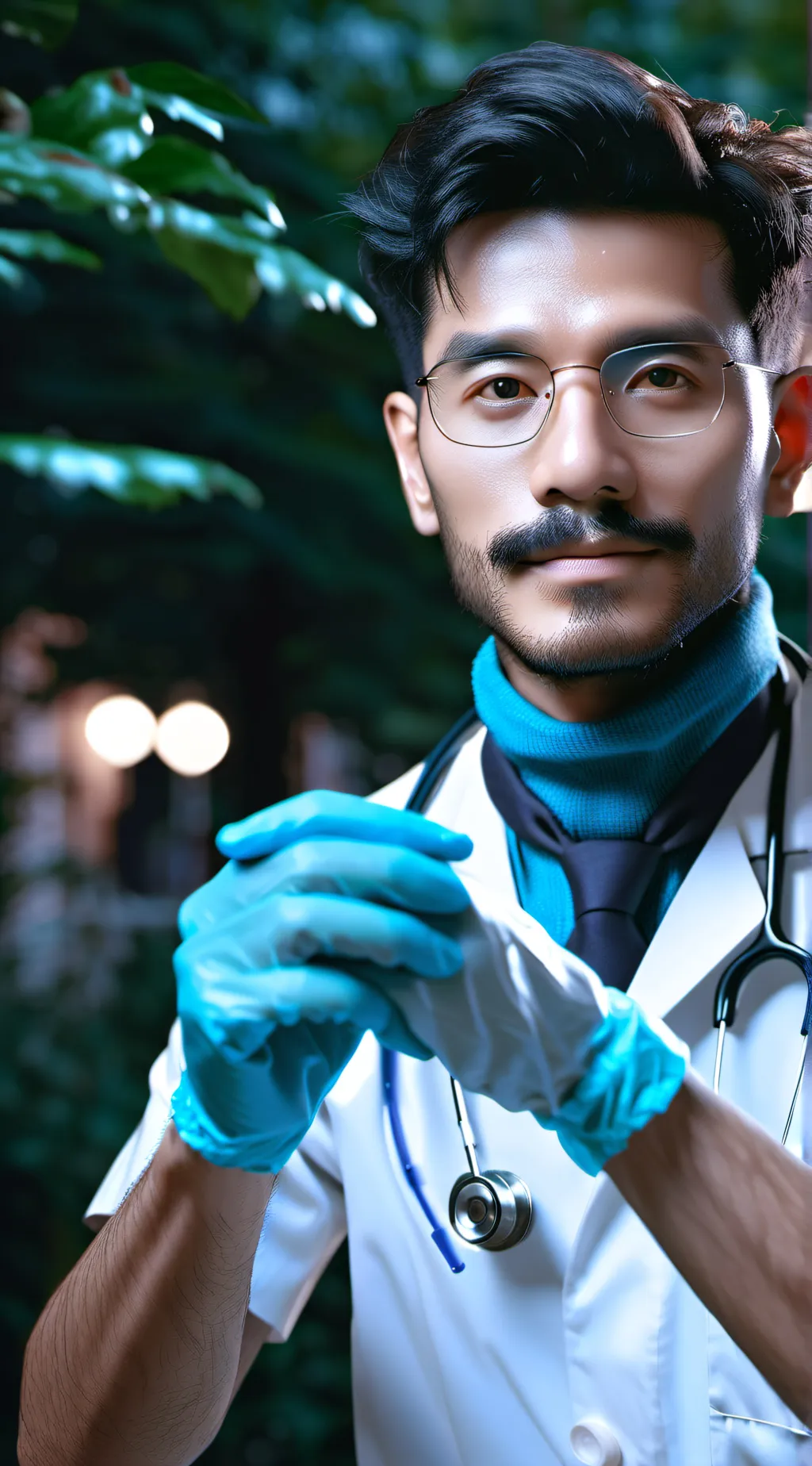 ai character: Dr George  background