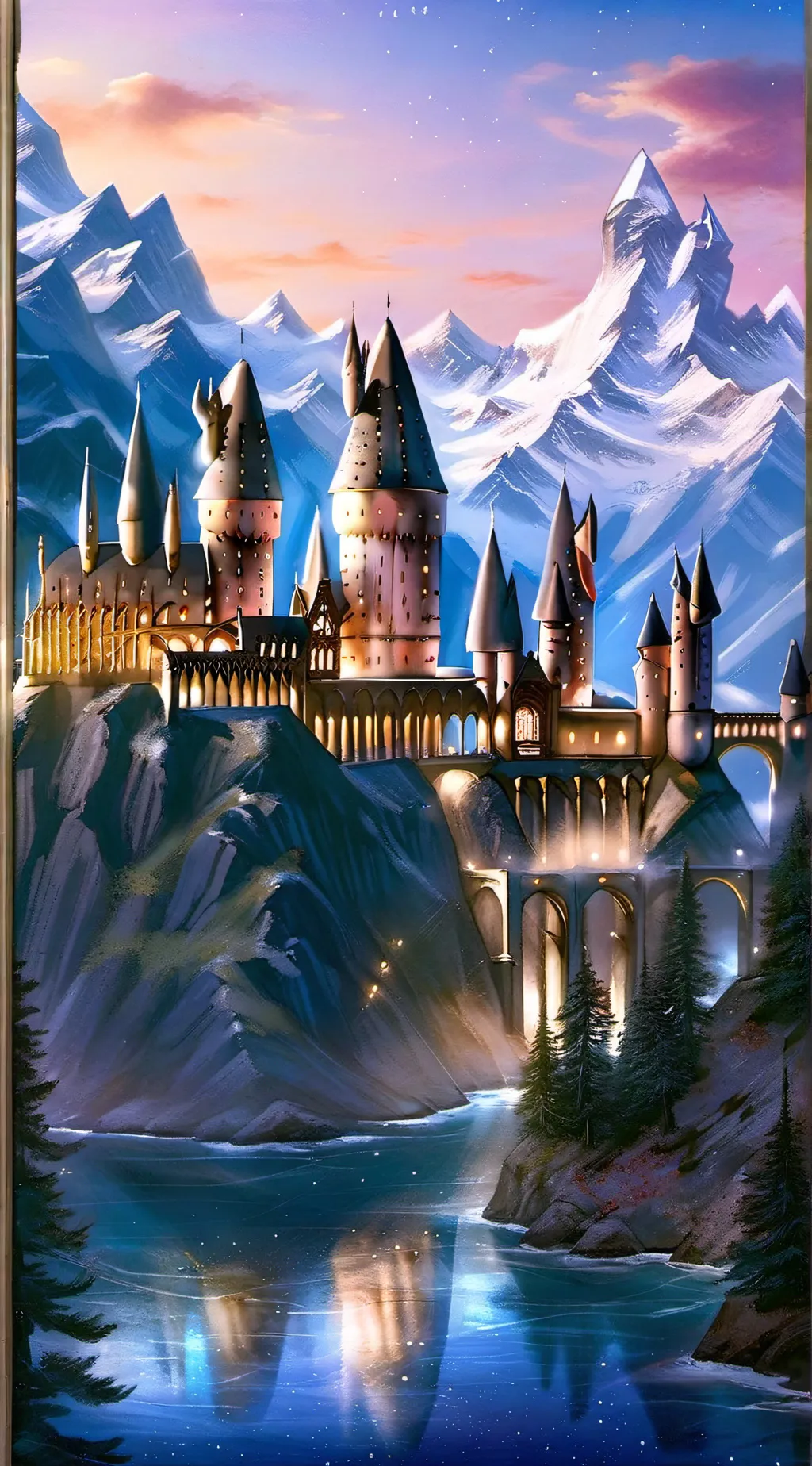 ai character: Hogwarts background