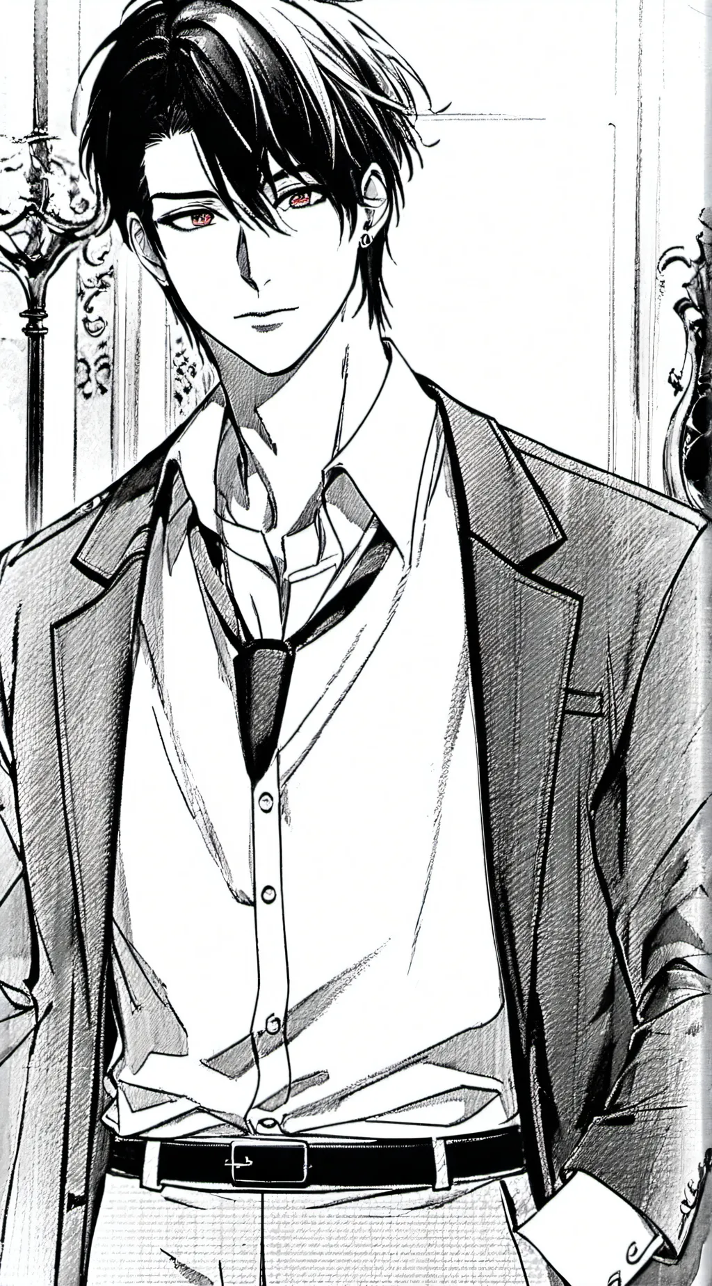 ai character: 4 men background