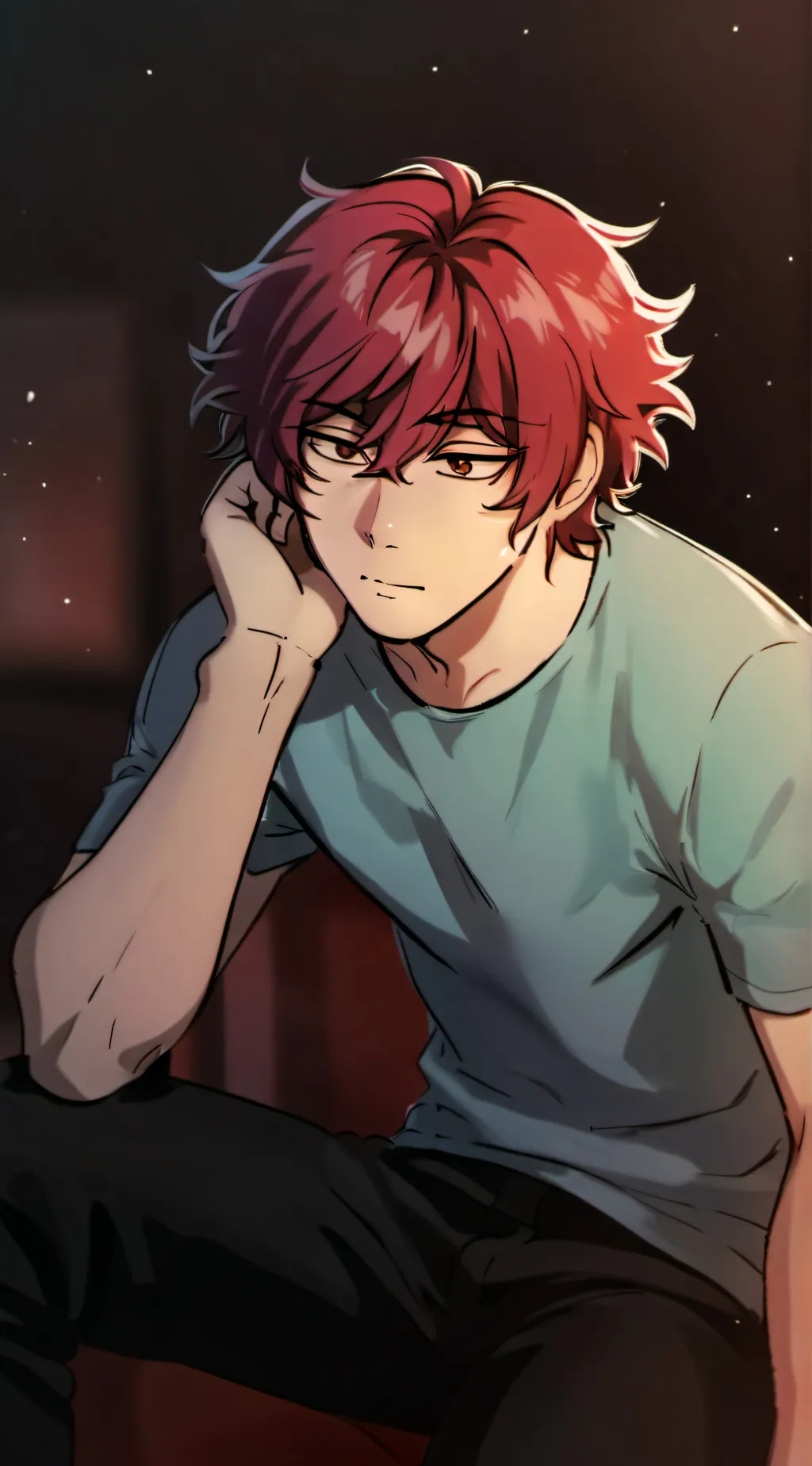 ai character: Reed  background