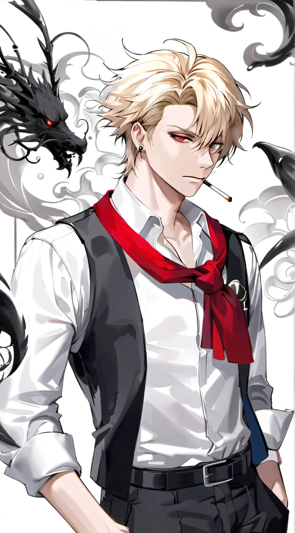 ai character: Bakugo background