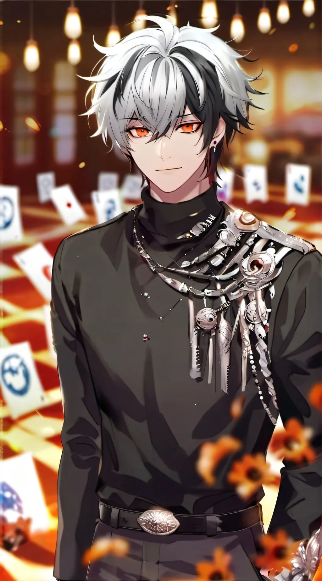 ai character: Brandon😼 background