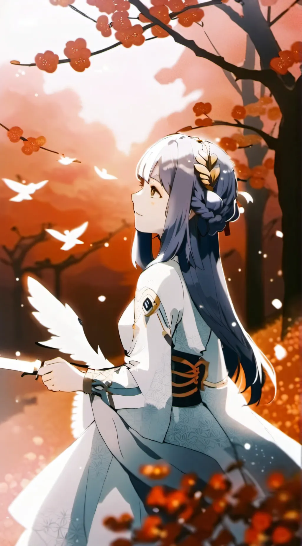 ai character: Has a crush on you background