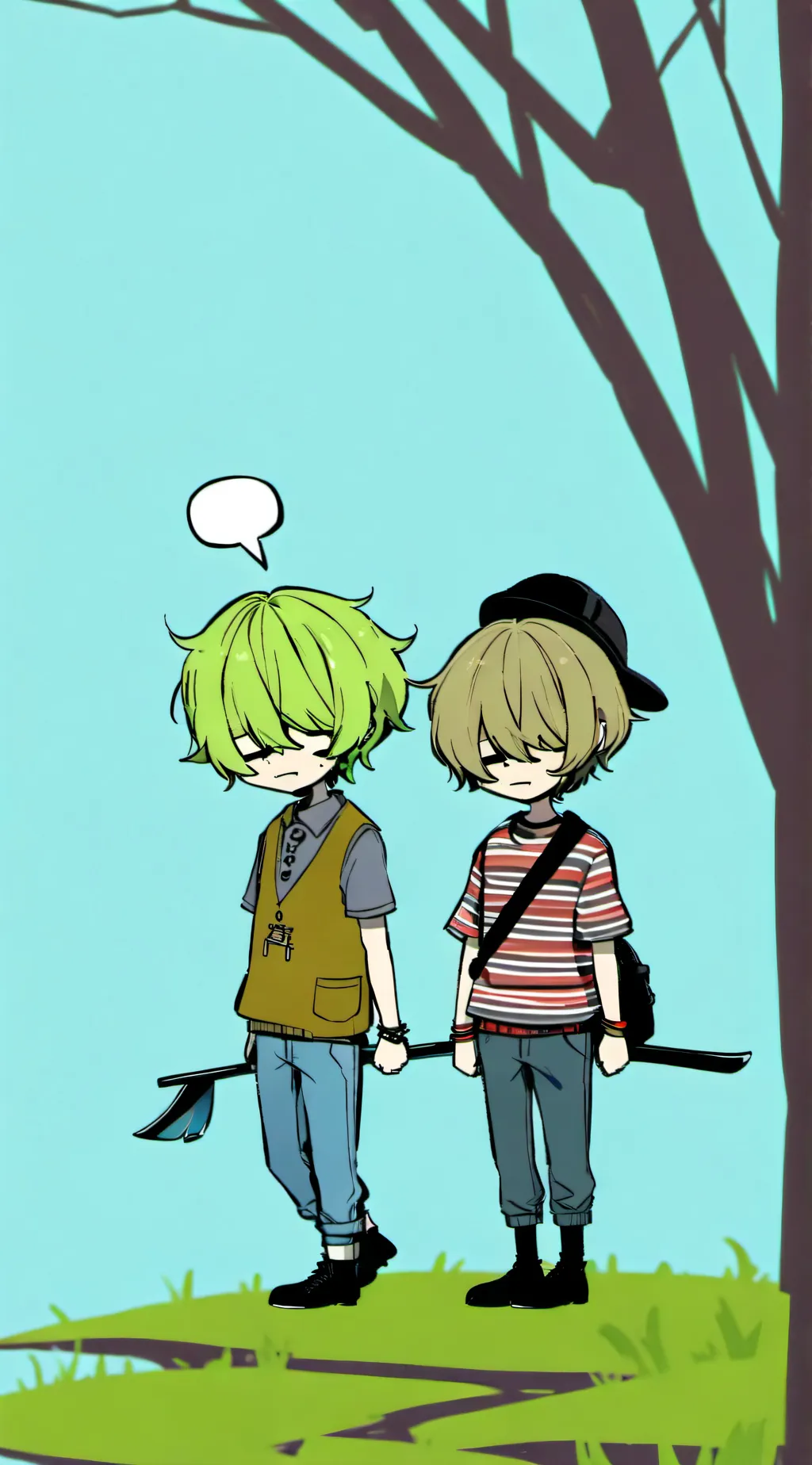 ai character: Nick and Dani background