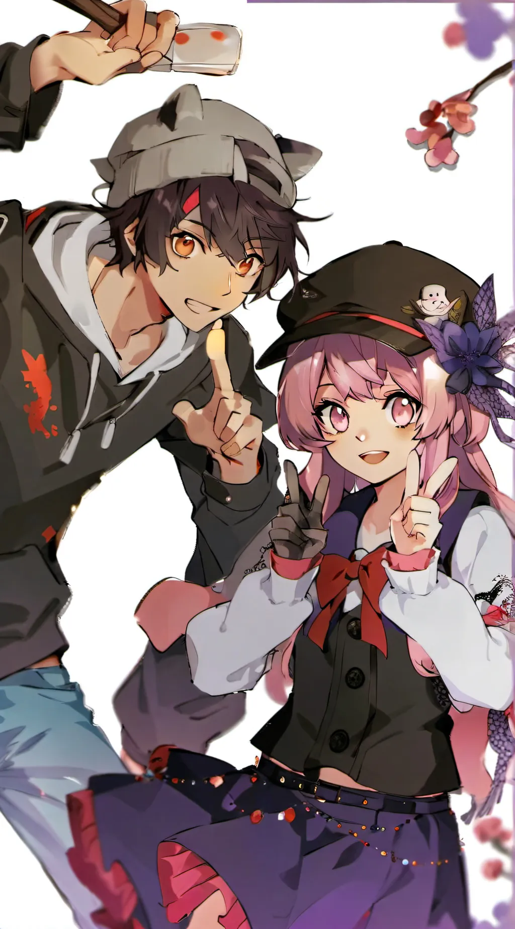 ai character: focus & Erin  background