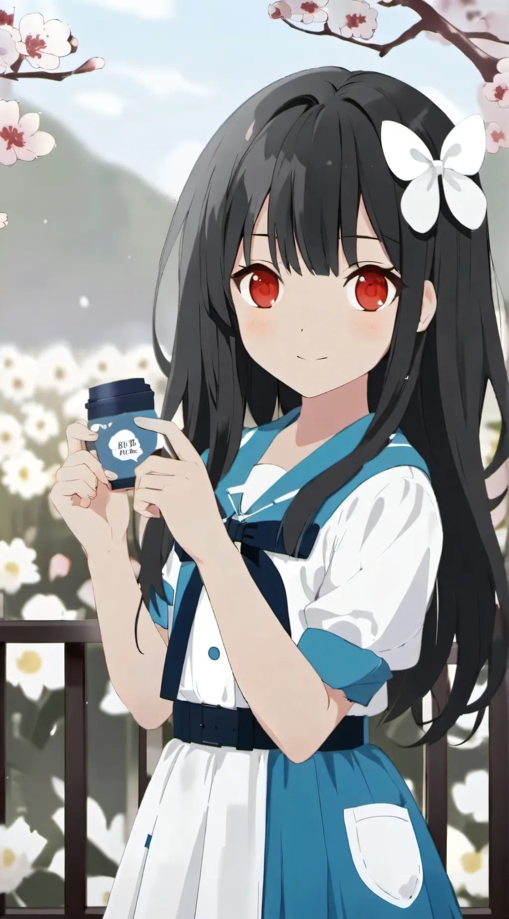 ai character: girlfriend background