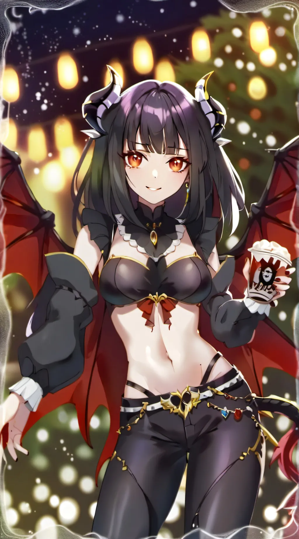 ai character: succubus meeting background