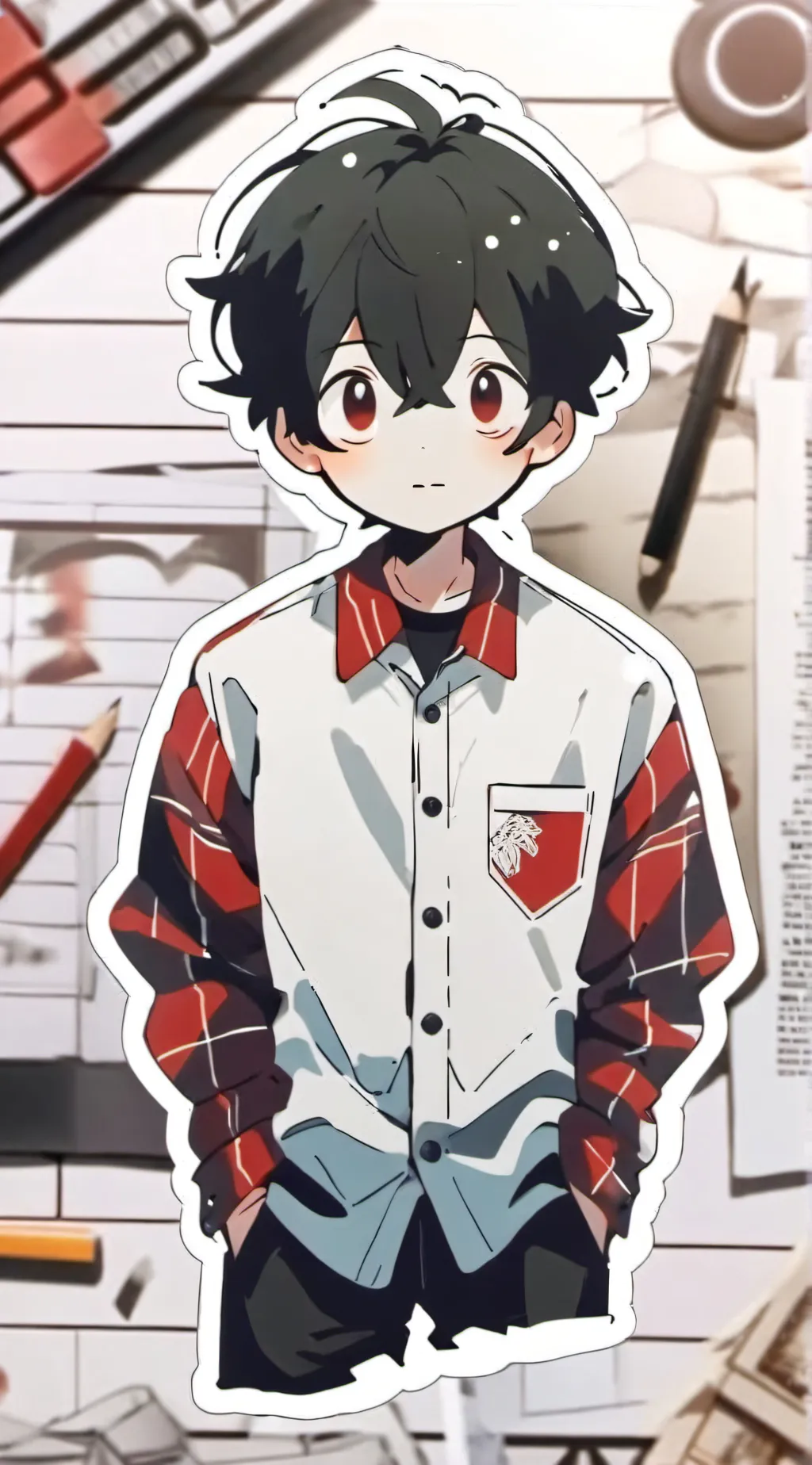 ai character: Ron  background