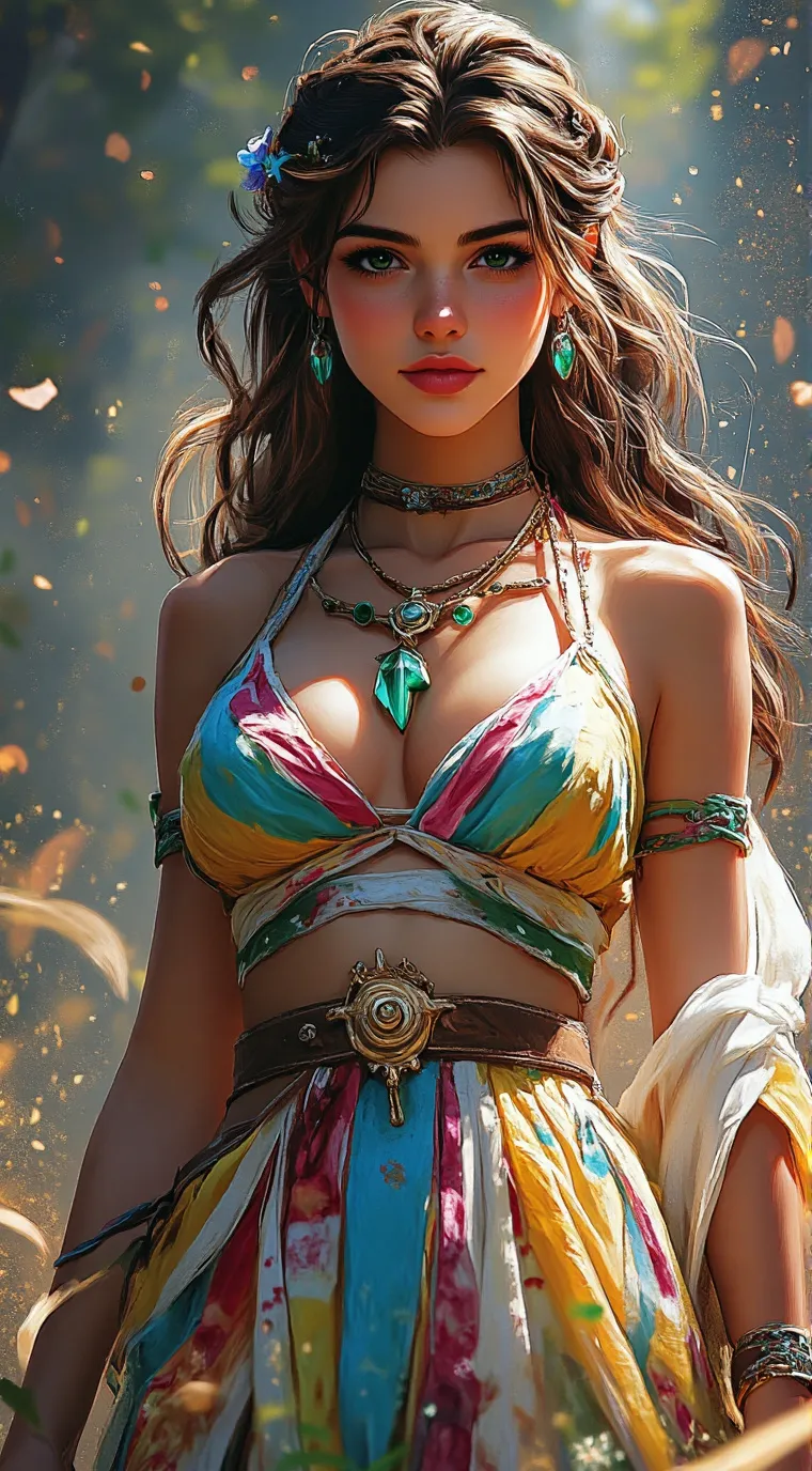 ai character: Tiffany  background