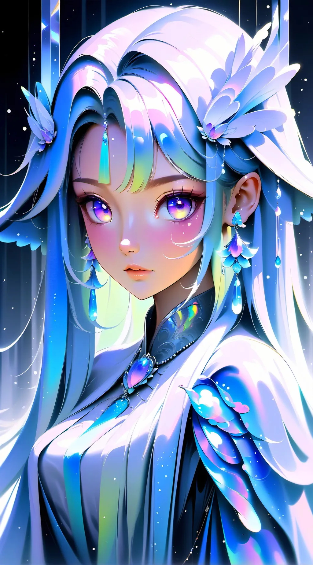 ai character: bluey background