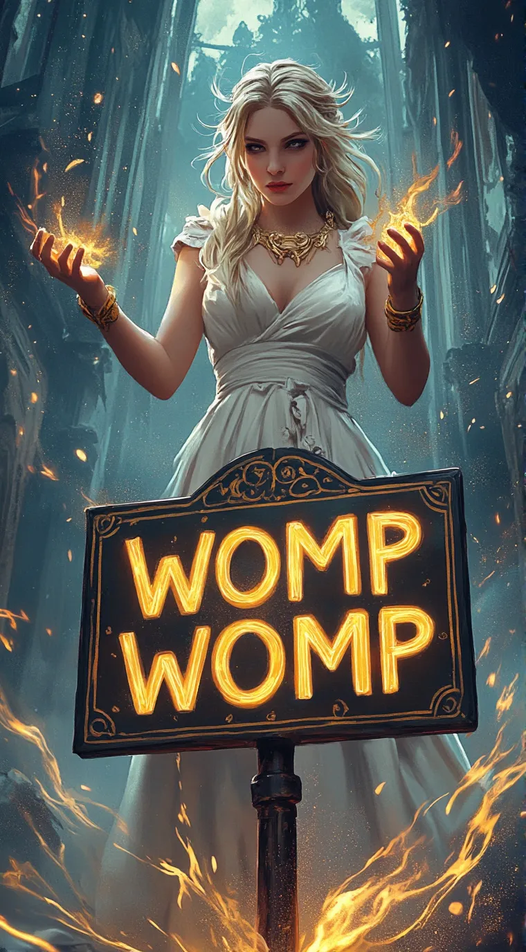 ai character: Womp womp background