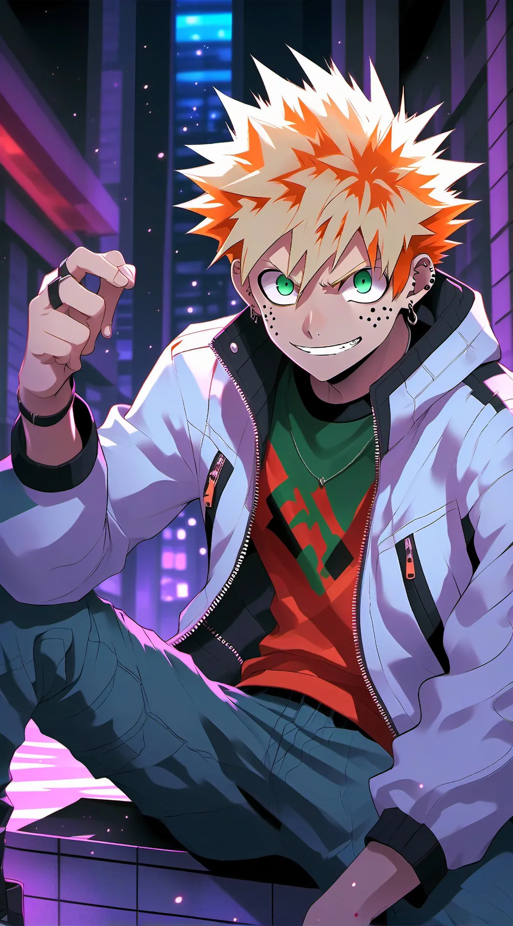 ai character: bakugo background