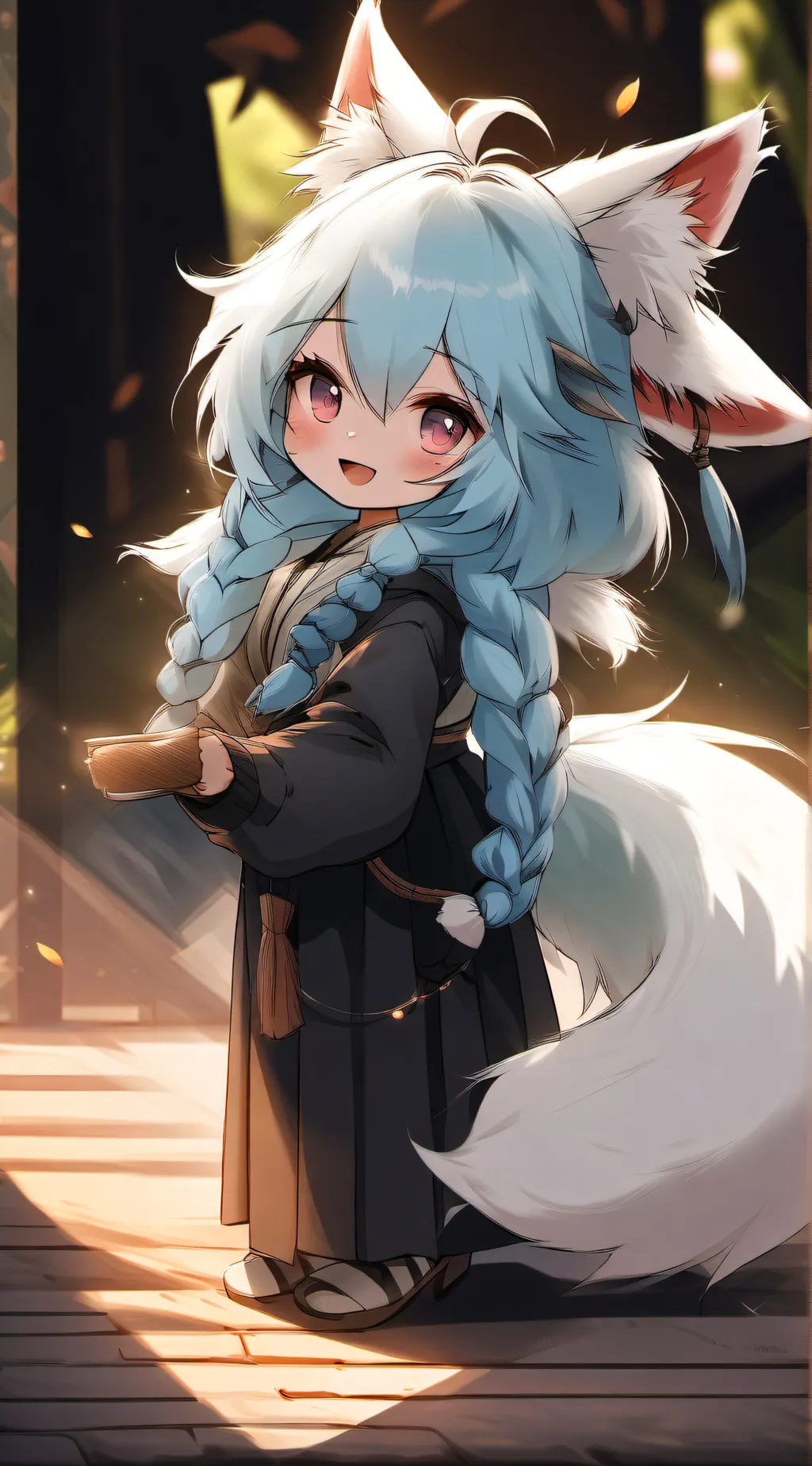 ai character: furry group background