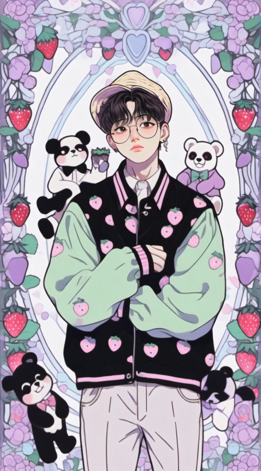 ai character: Leo  background