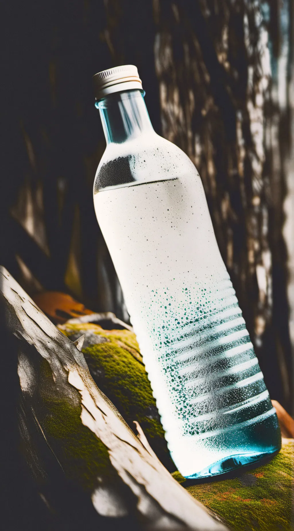 ai character: Bottle of water background