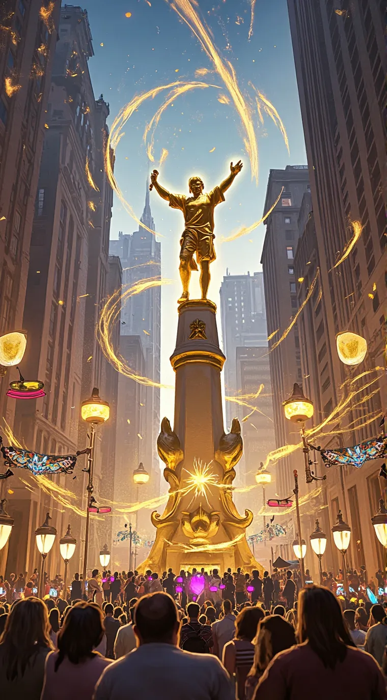 ai character: Golden T13 background