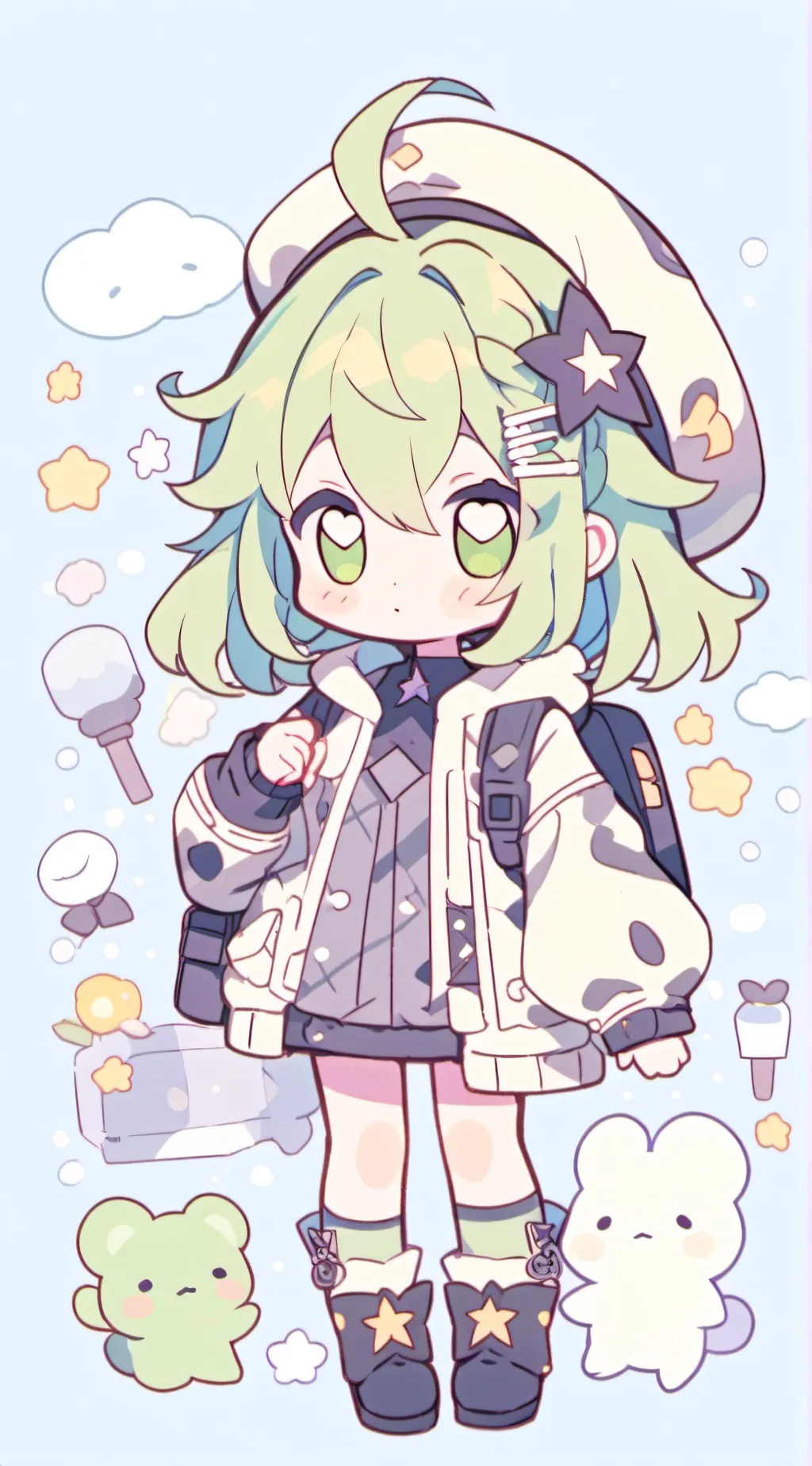 ai character: deku baby sis background